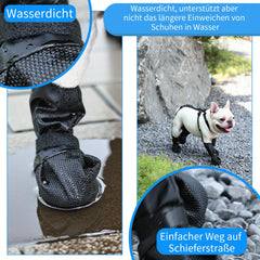 BECROWM botas para perros protegen patas en terreno rocoso y frío.
