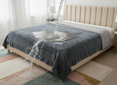 Manta Bedding Aid impermeable king-size con franela suave para cama y sofá.