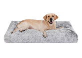 Bedfolks almohadón para perro con pelo artificial, descanso suave y cómodo