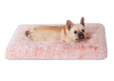 Bedfolks cama jaula rosa frente: superficie suave y acogedora para el descanso del perro