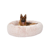 Bedfolks Cama para Perro en Anillo Rosa 45 pulgadas, confort y soporte nocturno