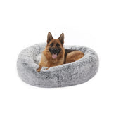 Bedfolks cama perro donut calma 45pulgadas refugio suave para descanso seguro