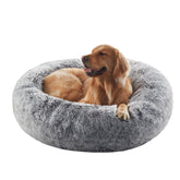 BedStill, cama para perro, forma de anillo grande y peluche, descanso cómodo.