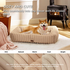 Bedsure base antideslizante mantiene estable la cama durante el descanso.