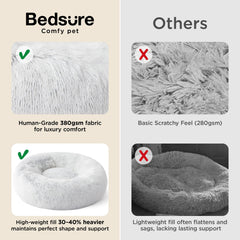 Base antideslizante Bedsure para cama de perro, estabilidad asegurada.