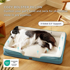 Bedsure cama con cuatro reposabrazos para mayor comodidad y seguridad.