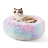 Bedsure cama para gato calma redonda, soporte cómodo para descanso