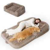 Bedsure cama humana plegable camel para relajación cómoda en casa.