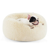 Bedsure cama para perro calma redonda lavable, descanso envolvente para mascotas pequeñas y medianas.