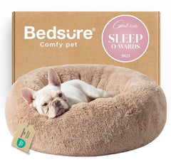 Bedsure cama perro donut calma: descanso acurrucado y cómodo.