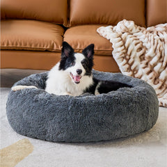 Bedsure cama donut grande con borde elevado que apoya la cabeza