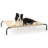 Bedsure cama para perros elevadas exterior de 49 pulgadas, descanso fresco al aire libre.