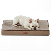 Bedsure cama para perro con espuma de memoria mediana, vista frontal para descanso cómodo