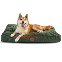Bedsure cama para perro grande con grosor de 3 pulgadas para apoyo cómodo.