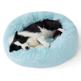 Bedsure cama para perro grande, donut suave para descanso envolvente y cómodo.