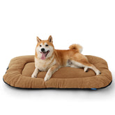 Bedsure cama para perros grande en jaula, lavable y antideslizante.