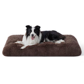 Bedsure Cama para Perro Grande lavable en jaula, descanso cómodo.
