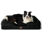 Bedsure cama ortopédica para perros grandes con espuma; soporte estable para dormir