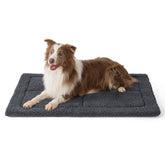 Bedsure cama para perro en jaula con espuma de confort para descanso suave.