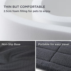 Bedsure cama para perro jaula lavable para limpieza sencilla.