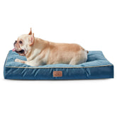 Bedsure cama para perros con tejido de felpa suave, descanso confortable.