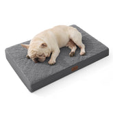 Bedsure cama para perro mediana con funda lavable, limpieza fácil.