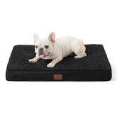 Bedsure cama para perro mediano, vista superior, soporte ortopédico para descanso cómodo.