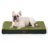 Bedsure cama para perro mediano, visión general, confort y soporte para dormir.
