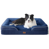 Bedsure cama ortopédica para perros con espuma de alta densidad y soporte cómodo.