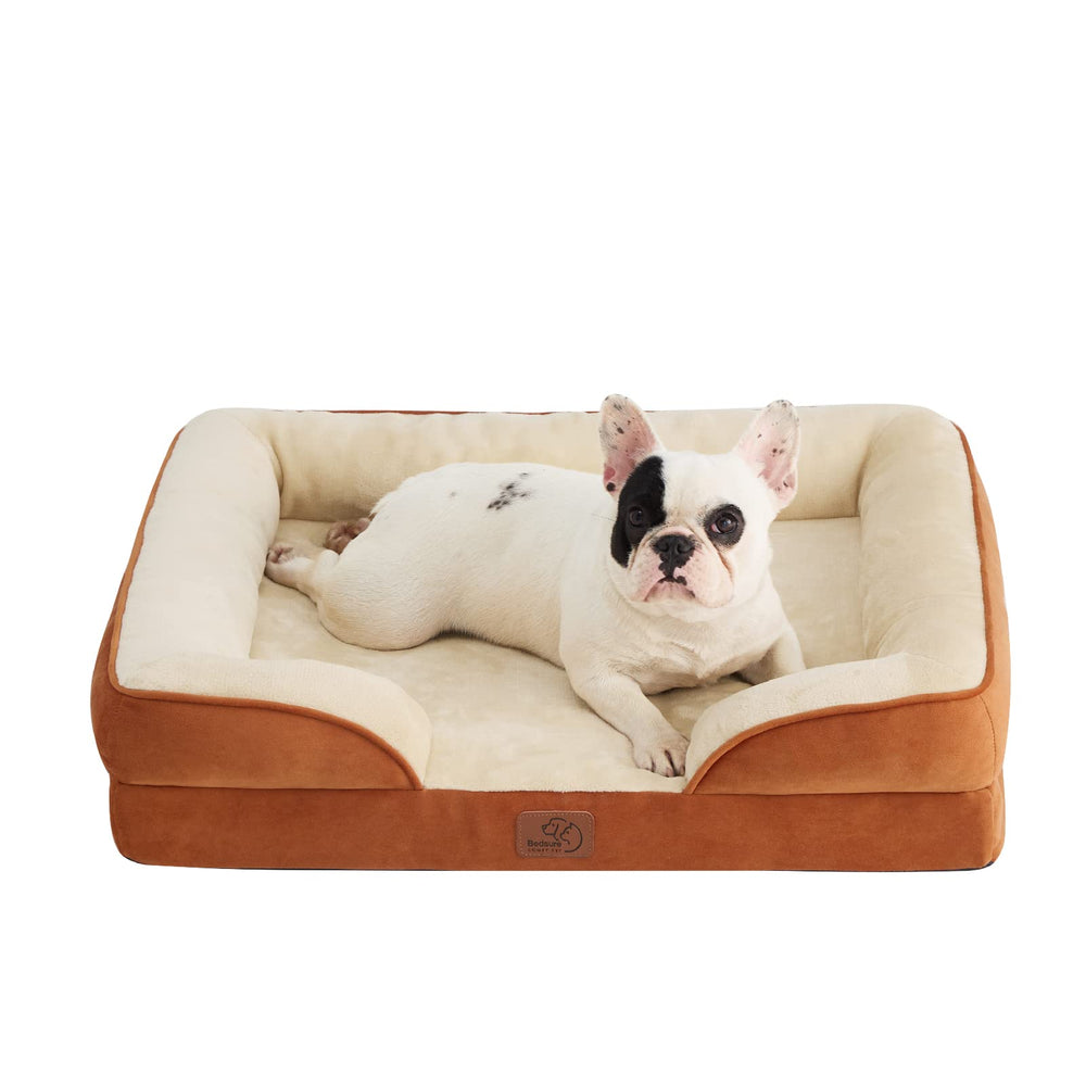 Bedsure cama ortopédica para perro mediano con soporte de espuma