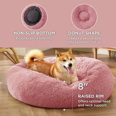 Bedsure cama con pelaje sintético suave para mayor confort.