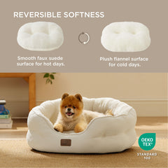 Bedsure cama para perro pequeño con base antideslizante para mayor estabilidad.