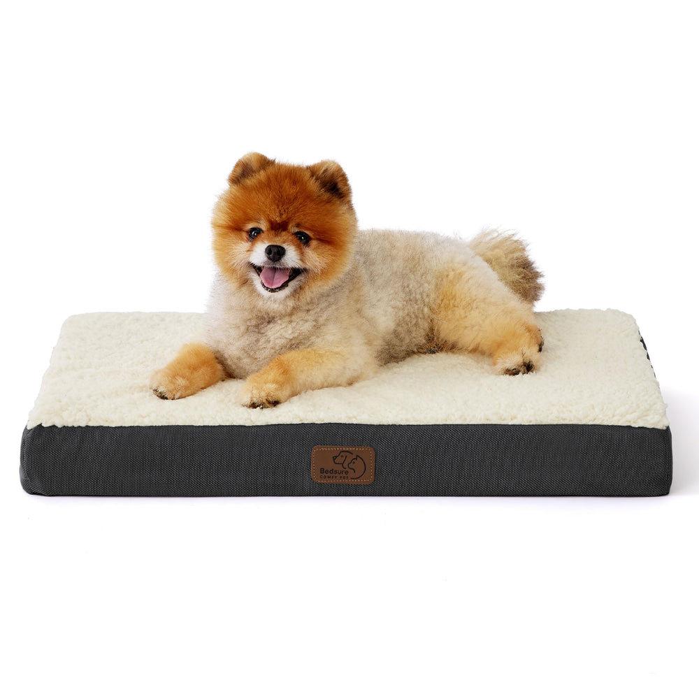 Bedsure cama pequeña para perro con funda lavable, facilita limpieza rápida.