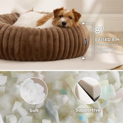 Bedsure, funda removible lavable, cama para perro pequeño, fácil limpieza.