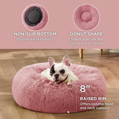 Bedsure cama para perro pequeño de pelo sintético suave para mayor comodidad