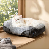 Bedsure cama para perro o gato pequeño, vista general y cómodo diseño.