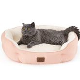 Bedsure cama para perros pequeños, superficie sherpa suave para descanso cómodo.