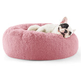Bedsure cama para perro pequeño con diseño de rosquilla de 23 pulgadas para descanso cómodo