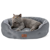Bedsure cama redonda para perro pequeño, suave y cómoda para siestas