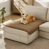 Bedsure cobertura impermeable para sofá con base antideslizante protege contra derrames.