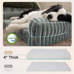 Bedsure cubierta de pana lavable para un tacto suave y limpieza sencilla.