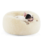 Bedsure cama donut para perro pequeño, enfoque general, ideal para dormir cómodo