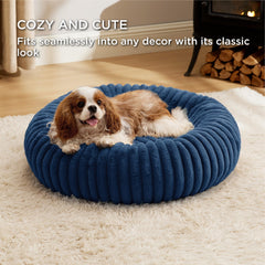 Bordes altos Bedsure proporcionan soporte para cabeza y cuello del perro.