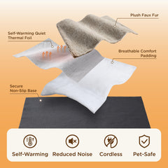 Bedsure funda felpura desmontable lavable, higiene fácil para mascotas