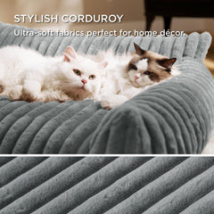 Bedsure funda lavable de cama para mascotas, limpieza rápida.