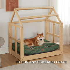 Bedsure funda removible lavable para cama de perro, fácil de limpiar.