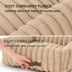 Bedsure funda retirada lavable para cama de perro, limpieza rápida y sencilla.