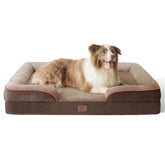 Bedsure L Plus, cama ortopédica para perros grandes, ofrece soporte y confort nocturno.