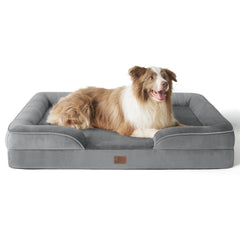 Bedsure L Plus cama ortopédica para perros grandes con soporte estable