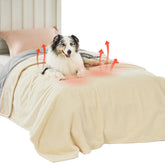 Bedsure manta auto-calentadora para cama con sherpa, proporciona calidez suave nocturna